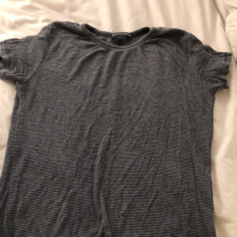 brandy striped tee